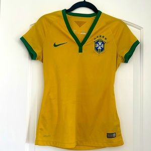 Authentic Nike Brazil Soccer Jersey